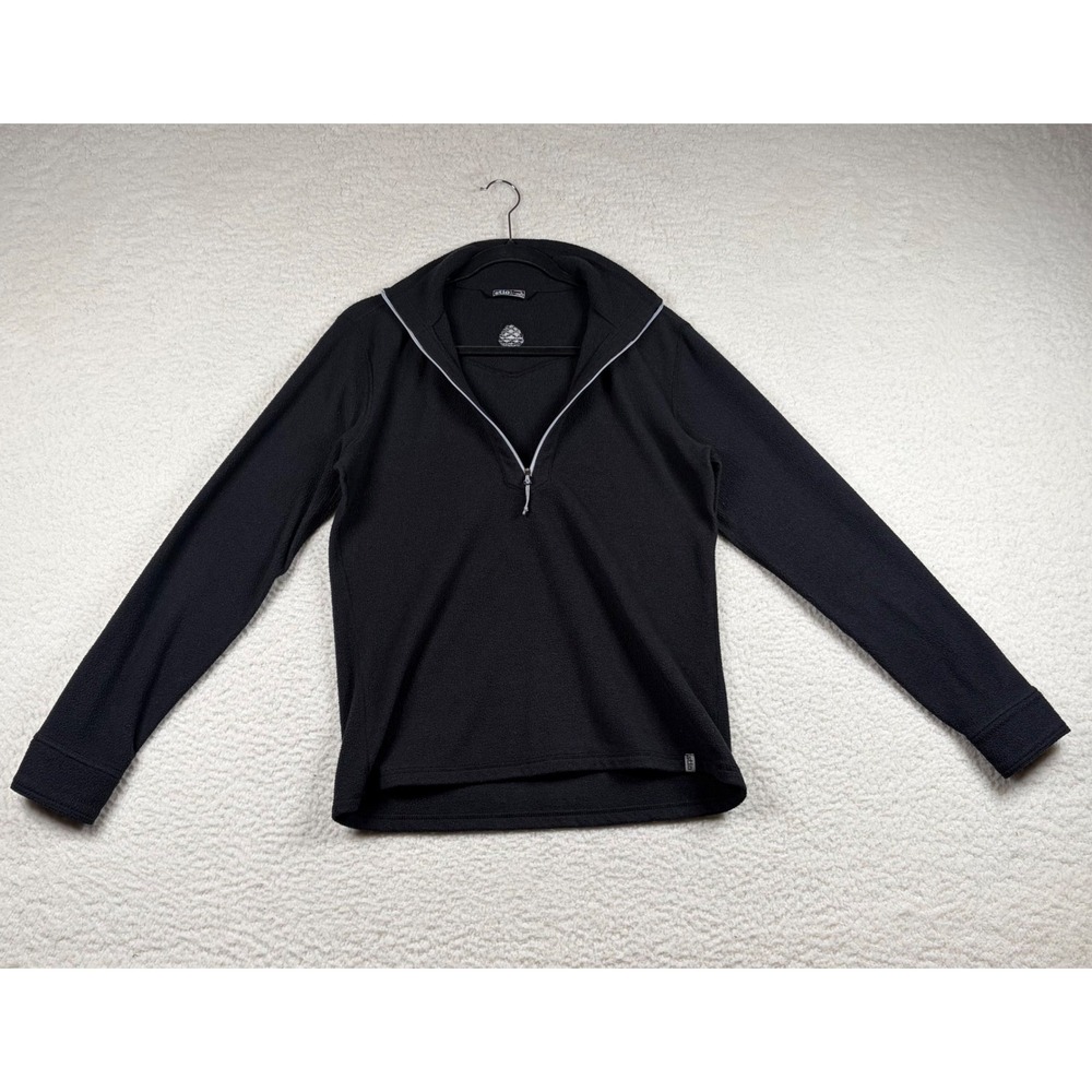 Stio Sweetwater Fleece Pullover Womens 1/4 Zip M Black Gorpcore Outdoor Hiking